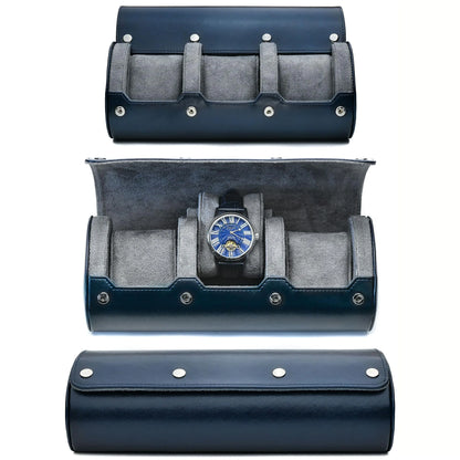 GENTELUXIO™ VoyageSix 6-Slot Watch Travel Case