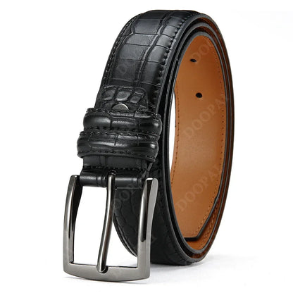 Ceinture en cuir automatique GENTELUXIO™ Sovereign – Ceinture habillée de luxe haut de gamme