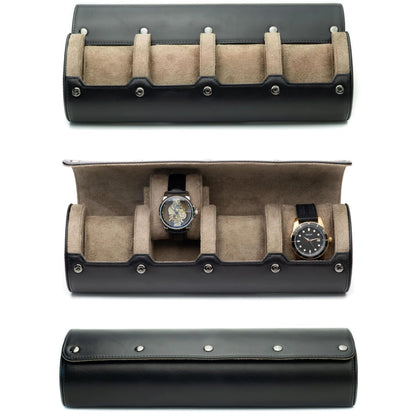 GENTELUXIO™ VoyageSix 6-Slot Watch Travel Case