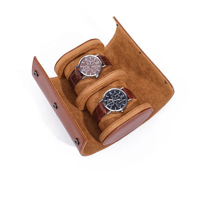 GENTELUXIO™ Embers Luxury Leather Watch Roll