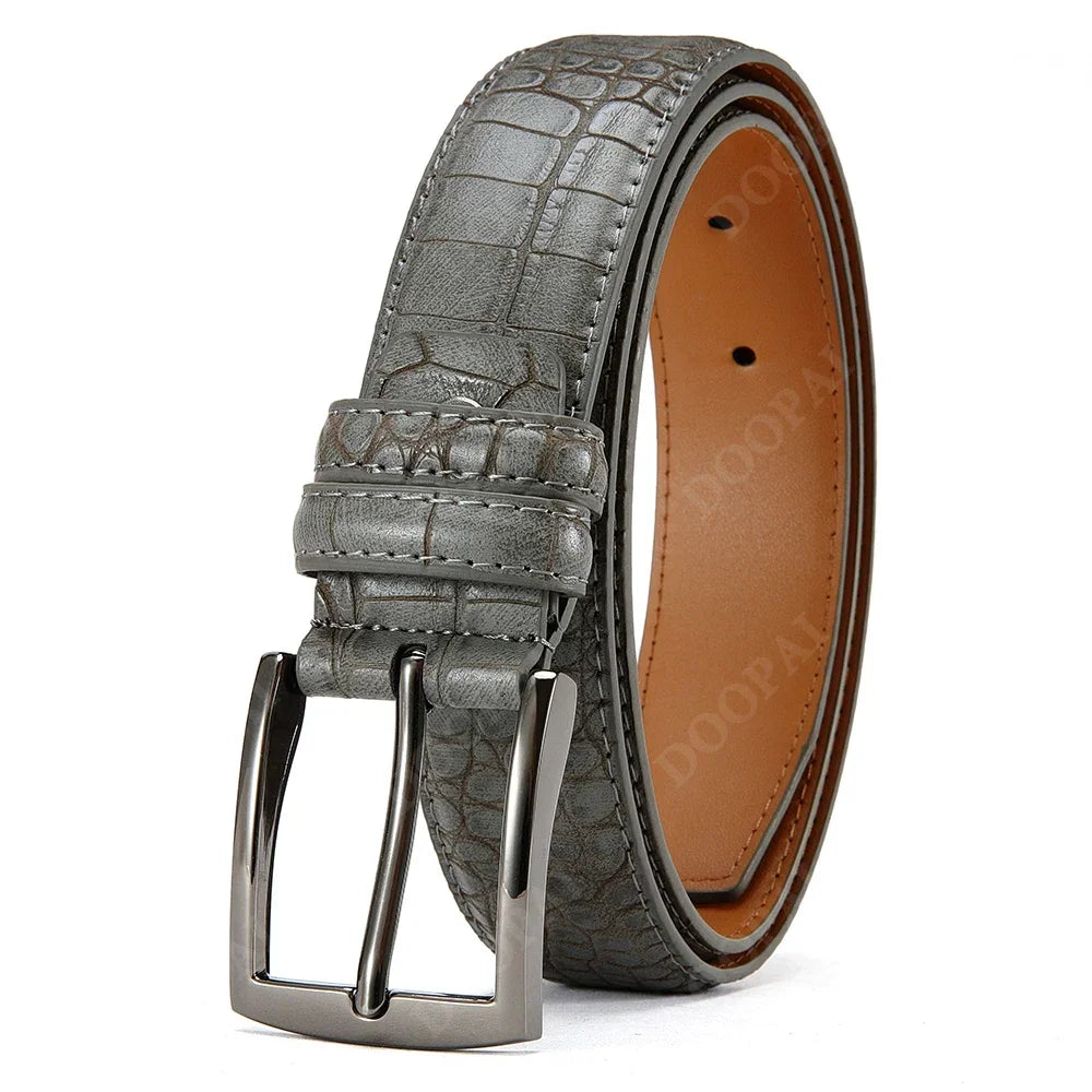 Ceinture en cuir automatique GENTELUXIO™ Sovereign – Ceinture habillée de luxe haut de gamme