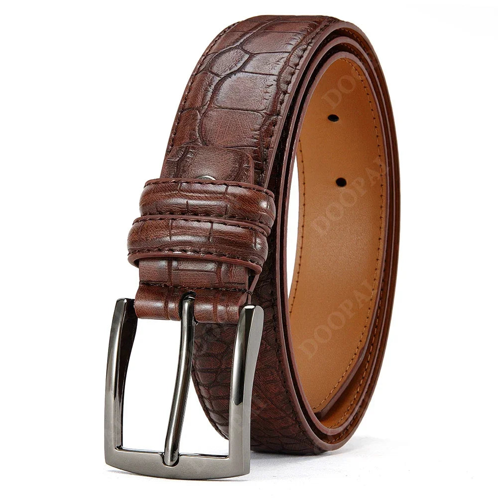 Ceinture en cuir automatique GENTELUXIO™ Sovereign – Ceinture habillée de luxe haut de gamme