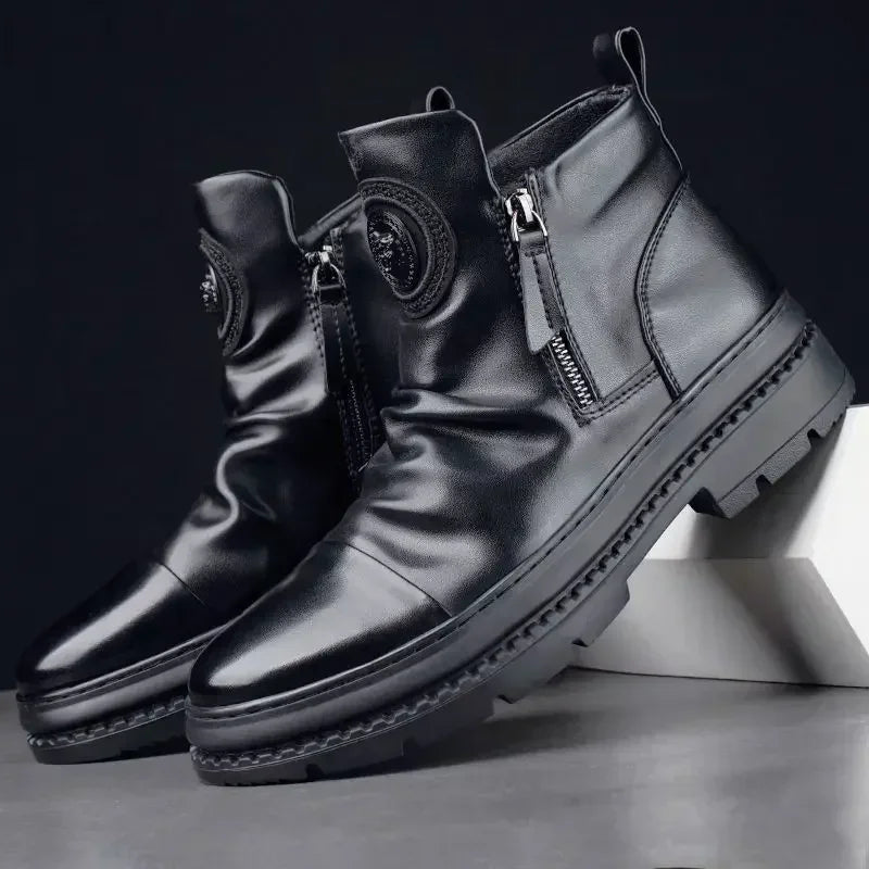 GENTELUXIO™ Monarch Chelsea Boots – Bottines imperméables en caoutchouc de qualité supérieure