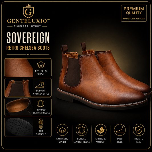 Bottes Chelsea Rétro GENTELUXIO™ Sovereign pour Hommes